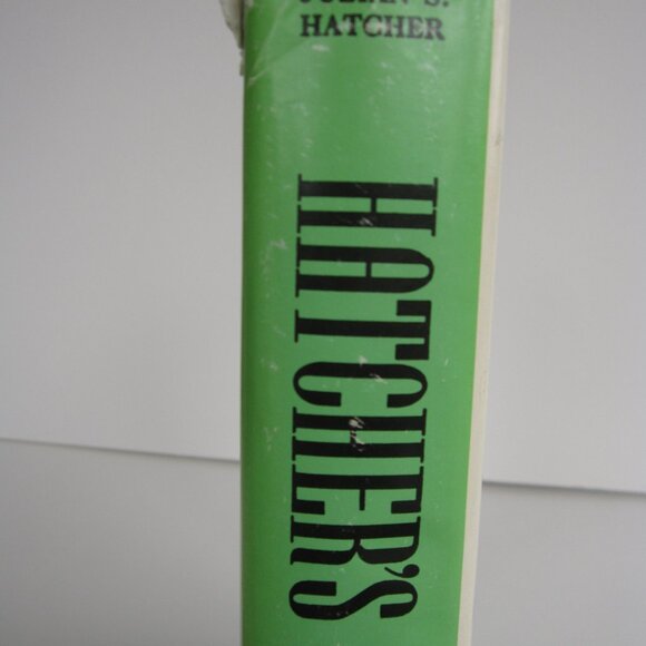 Hatchers Notebook by Julian S Hatcher Third Edition Second Printing 1966 HC DJ - Picture 4 of 8